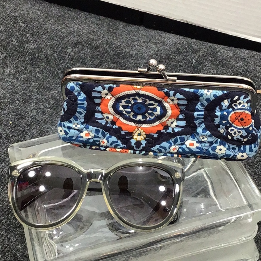Diane Von Furstenberg Black and Gray Sunglasses dvf659s